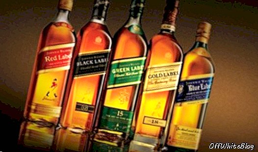 collection de whisky johnny walker