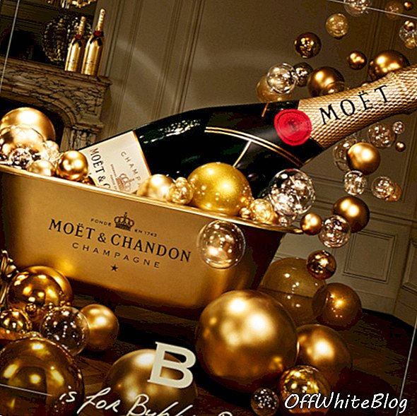 B for Bubbly Bath #MoetMoment