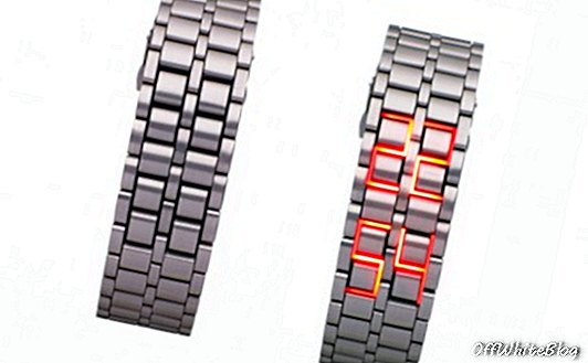 LED anonymné hodinky od Hironao Tsuboi