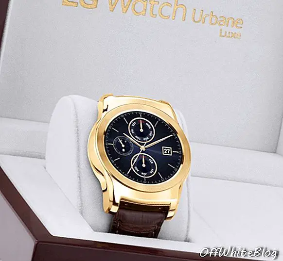 LG promueve nuevo reloj Urbane Luxe