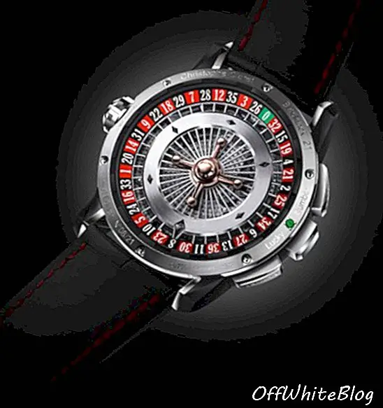 ristophe claret watch caseback roulette wheel