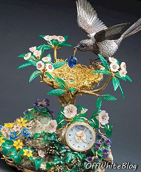 Patek Philippe The Magpie Treasure Nest Clock