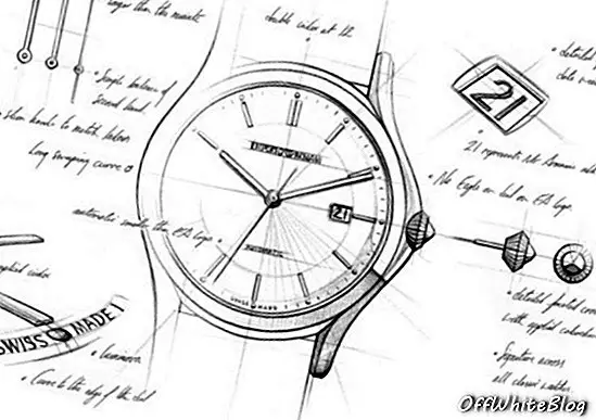 Szkic zegarka Armani