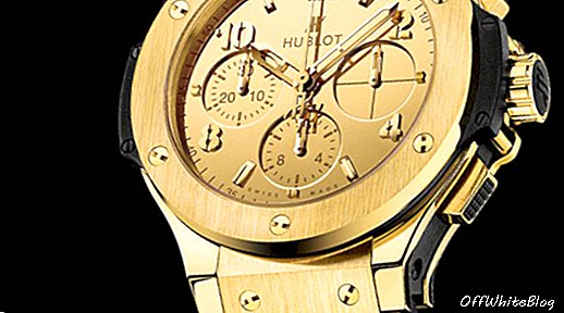 Hublot presenteert een monochroom gouden horloge in Monaco