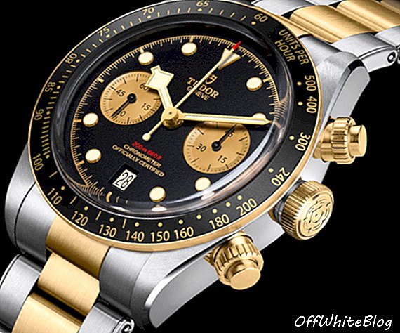 New Tudor Black Bay Chrono S & G - Đồng hồ bấm giờ bằng thép và vàng Neo-classic