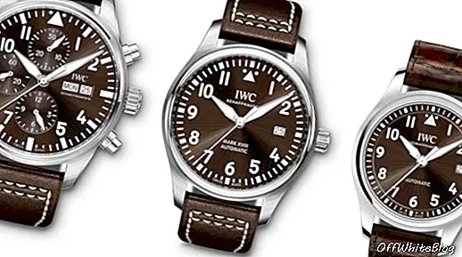 Slijeva na desno: IWC-ovo pilotno izdanje hronografskog izdanja „Antoine de Saint Exupéry“ (Ref.IW377713), Pilot's Watch Mark XVIII izdanje 