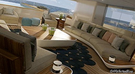 L'intérieur du yacht peut être personnalisé par le nouveau propriétaire