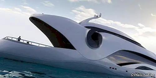 Oculus: luksusowy jacht inspirowany wielorybem