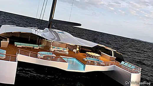 Isaac Burrough ontwerpt Catamaran Superyacht Concept