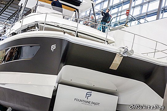 Fountaine Pajot for at vise nye MY 40 på Singapore Yacht Show