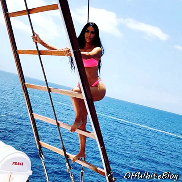 Kim Kardashian publicó recientemente sobre el viaje de los Kardashians en Prana, la construcción emblemática de Yacht Sourcing y el listado de CA